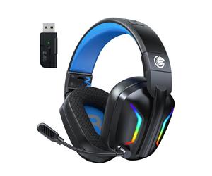 Fachixy FC-300 Cuffie Con Microfono, 2,4 -ghz-funk-headset per PS5, PC, BT