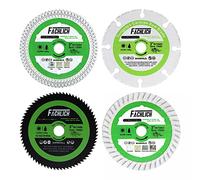 FACHLICH Disco di taglio delle mattonelle della lama del diamante 75mm per il taglio del cemento granito del metallo della porcellana delle mattonelle di legno 3/8" (10mm)