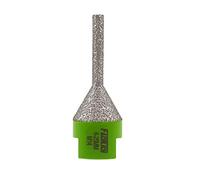 FACHLICH Fresa Diamantata 6-25mm Punte per Smusso per Allargare Fori in Piastrelle Porcellana Marmo Ceramica Granito