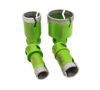 FACHLICH Punta per Trapano Diamantata 20/25/35/50mm Vacuum Brasato Foretto Diamantato con Filettatura M14 per Porcellana Piastrella Granito Marmo Taglio a Secco