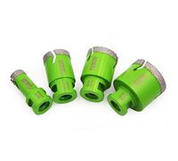 FACHLICH Punta per Trapano Diamantata 20/35/40/50mm Vacuum Brasato Foretto Diamantato con Filettatura M14 per Porcellana Piastrella Granito Marmo Taglio a Secco