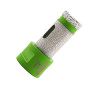FACHLICH Punta per Trapano Diamantata 20mm Vacuum Brasato Foretto Diamantato con Filettatura M14 per Porcellana Piastrella Granito Marmo Taglio a Secco