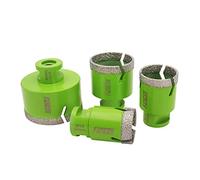 FACHLICH Punta per Trapano Diamantata 35/40/50/68mm Vacuum Brasato Foretto Diamantato con Filettatura M14 per Porcellana Piastrella Granito Marmo Taglio a Secco