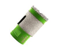 FACHLICH Punta per Trapano Diamantata 35mm Vacuum Brasato Foretto Diamantato con Filettatura M14 per Porcellana Piastrella Granito Marmo Taglio a Secco