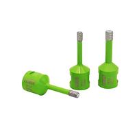 FACHLICH Punta per Trapano Diamantata 6/6/8mm Vacuum Brasato Foretto Diamantato con Filettatura M14 per Porcellana Piastrella Granito Marmo Taglio a Secco