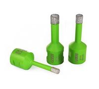 FACHLICH Punta per Trapano Diamantata 6/8/10mm Vacuum Brasato Foretto Diamantato con Filettatura M14 per Porcellana Piastrella Granito Marmo Taglio a Secco