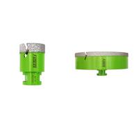 FACHLICH Punte per Trapano Diamantate 40mm e FACHLICH Punta diamantata per piastrelle M14, 150 mm