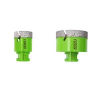 FACHLICH Punte per Trapano Diamantate 40mm e FACHLICH Punta per Trapano Diamantata 68mm