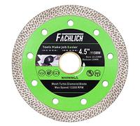 FACHLICH Super-sottile Disco Diamantato 115mm Lama diamantata con Mesh Turbo per il Taglio Porcellana Piastrelle Ceramica Granito Marmo