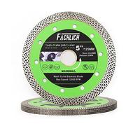 FACHLICH Super-sottile Disco Diamantato 5 Pezzi 125mm Lama diamantata con Mesh Turbo per il Taglio Porcellana Piastrelle Ceramica Granito Marmo