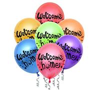 FACHY Casa di Benvenuto Decorazioni Palloncini Tropicali di Benvenuto a Casa Welcome Home Misti per la Decorazione Domestica Forniture per Feste di Famiglia (21 Pezzi)