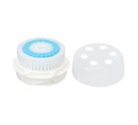Facial Cleansing Brush Head Soft Bristles Dense Foam Deep Cleaning Makeup Remover for Electric Face Cleaner Daily Skin Care ABS Material (Blue)