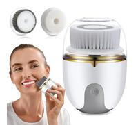 Facial Cleansing Brush, Waterproof Usb Charging Face Deep Cleaning Scrubber. Deep Cleaning Face Spin Scrub With 3 Brush Heads Deep for Men & Women, Travel-friendly Facial Brush