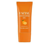 Facial Exfoliating Gel, 60g Purifying Exfoliating Gel for Face and Body Skin Repair, Orange Hydrating Facial Scrub, Deep Cleansing Moisturizing Facial Exfoliator for All Skin Types (1Pcs)
