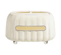 Facial Napkin Holder - Desktop Paper Dispenser Container | 22.5x17.5x13cm ABS Tissue Storage Cover with Dressing Table Vanity Use, Lightweight 480g Organizer for Bathroom Kitchen Bedroom