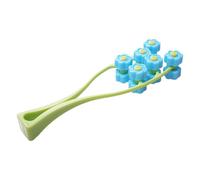 Facial Roller Massager- 22x6x3cm Convenient Y-Shaped Handheld Face Massager, 66g Lightweight 3D Flower Roller, Effortless Manual Relaxation Equipment For Women And Girls