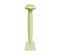 Facial Scrub Brush, Double-Head Mud Mask Applicator Tool, Soft Silicone Face Scraper, Gentle Skin Exfoliator, Crafted From Silicone Material, 4.72x1.18in