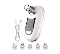 Facial Vacuum Pore Cleaner, USB Rechargeable Whitehead Remover with 3 Suction Settings, Vacuum Extractor Tool for Home Use, Teenagers, Men, Daily, Bath Time, Travel