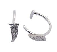 Facile clip On Lip Fang gioielli in acciaio inox finitura opaca accessorio per il corpo senza piercing sicuro per il primo utilizzo denti labbro clip