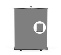 【Facile da configurare】 RAUBAY 200 x 152 cm grigio schermo pieghevole chroma portatile pannello chiave per foto con supporto per videoconferenze, studio fotografico, streaming.…