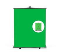 【Facile da configurare】 RAUBAY 200 x 152 cm verde schermo pieghevole chroma portatile pannello chiave per foto con supporto per videoconferenze, studio fotografico, streaming.…