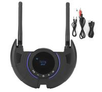 Facile da configurare Ricevitore Bluetooth per sistema stereo Adattatore musicale wireless con display a LED Doppia cuffia a basso ritardo