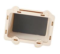 Facile da costruire visualizzatore ologramma mestiere Set per studenti Attività scientifiche pratiche Materiali in legno Teatro stereoscopico