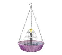 Facile da installare appeso fontana solare bagno per uccelli offrendo esposizione dell'acqua armoniosa per uccelli e esseri umani materiali resistenti alle intemperie appeso solare