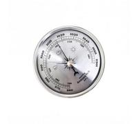 Facile da leggere puntatori tipo strumento per pressione barometrica temperatura argento metallo 90 millimetri indicatori analogici per la casa barometri retrò