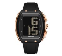 Facile da leggere Super Grande Quadrante Numeri Orologio Digitale Impermeabile 50M per Uomini Donne Anziani Voce Inglese Forte e Chiaro con Sveglia, Data Digitale Militare Sport Digitale, Noirroseor