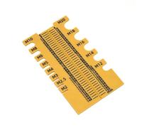 Facile Da Lettura Scala MultipurposHellight Peso 32G Misuratore di Vite Per Progetti Industriali 150 Mm Strumento di Misurazione della Lunghezza Adatto