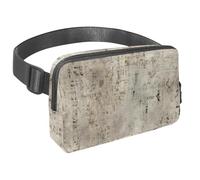 Facile da riporre e accessibilità, marsupio da viaggio per uomini e donne, il marsupio perfetto con cinturino regolabile per passeggiate, escursioni e ciclismo, texture rossa vintage screziata,