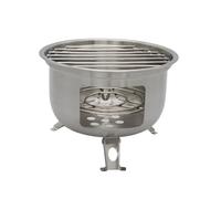 Facile da trasportare Backpacking Stufa a legna in acciaio inox griglie a carbone efficienti picnic attrezzature da cucina barbecue Grill