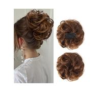 Facile da usare Chignon sintetico spettinato, versatile, regolabile, con clip laterale, for donne. Accessorio(2M30)