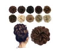 Facile da usare Chignon spettinato, elastico sintetico, extension for capelli ricci e ondulati, for donne Accessorio(Dark Brown)