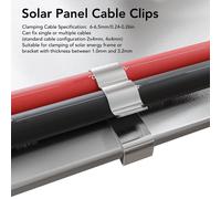 Facile gestione cavi con clip per cavi pannello solare 100 pz set clip per fili