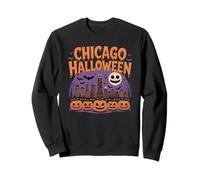 Facile Idea di Costume per Halloween, Illinois, Midwest Skyline di Chicago Felpa