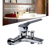 Facile Installazione Zinco Lega Lavabo Rubinetto Staffa a Muro Acqua Miscelatore