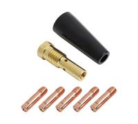 Facile per il corredo 7PCS, della punta dell'ugello del saldatore di MIG, ottimizzi il processo di saldatura con i materiali (1.0MM)