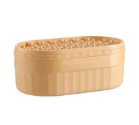 Facile rilascio con coperchio con ghiaccio, giallo 36 GRID | Morbido silicone flessibile; facile da usare; da prendere; cucina domestica