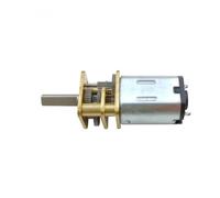 Facile sostituzione fai-da-te 2 pezzi N20/N30 Mini motore con ingranaggi in metallo DC 3-12V 15-1000 giri/min ad alta coppia trasmissione a vite senza fine(N20,30RPM,3V)