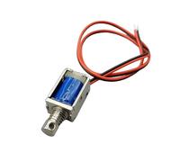 Facile sostituzione fai-da-te 3/5/10 pezzi Elettromagnete DC 3V 5V 6V 9V 12V 8mm*10mm Mini Push-Pull Tipo Passante Micro Telaio Aperto Solenoide a Molla Magnete Corsa 4mm(DC 12V,10PCS)