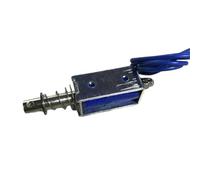 Facile sostituzione fai-da-te 3 pezzi DC 6V/12V/24V/36V Solenoide Elettromagnete 10mm Corsa Push Pull Tipo Passante Micro Magnete Elettrico Elettrodomestici a Molla(DC 36V)