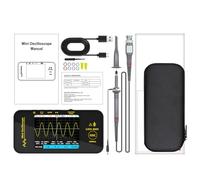 Facile trasportare 3,2 pollici LCD Digital Oscilloscopio larghezza di banda 10MHz con funzione di attivazione automatica per hobbisti e tecnici facile trasportare tester