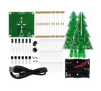 Facile variopinto che fa le luci del regalo della luce del modulo LED di apprendimento elettronico dell'albero di Natale