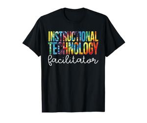 Facilitatore della Tecnologia didattica per Il Ritorno a Scuola Tie Dye Maglietta
