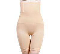 Facilitya - Pantaloni per sollevamento pancia e fianchi, pantaloncini modellanti a vita alta, mutandine modellante per sollevamento del sedere sotto il vestito taglie forti, Colore della pelle, L