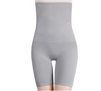 Facilitya - Pantaloni per sollevamento pancia e fianchi, pantaloncini modellanti a vita alta, mutandine modellante per sollevamento del sedere sotto il vestito taglie forti, grigio, 3XL
