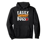 Facilmente distratto da Bug Bug Collector Bug Collecting Felpa con Cappuccio