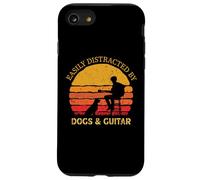 Facilmente distratto da cani e chitarra vintage. Custodia per iPhone SE (2020) / 7/8